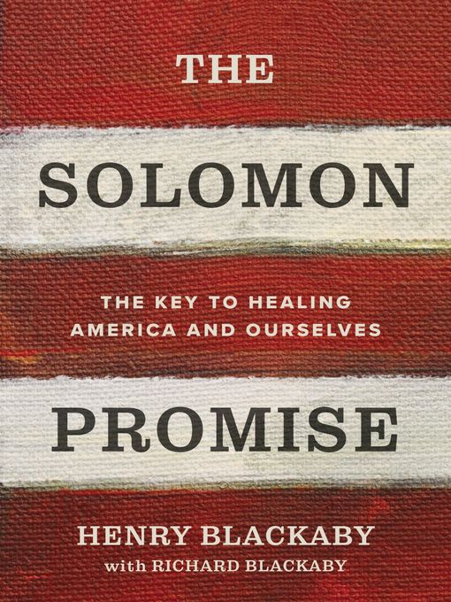 Title details for The Solomon Promise by Henry Blackaby - Available